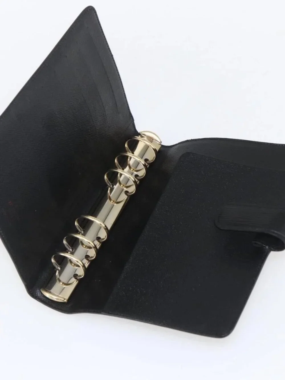 LOUIS VUITTON Epi Agenda MM Day Planner Cover Black R20042 LV Auth BA9435 - Picture 15 of 16